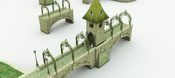 Elven Bridge-Gate: Multiple Parts