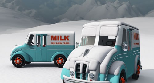 1950s Divco Milk Truck