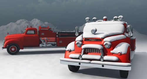 1950s Fire Truck