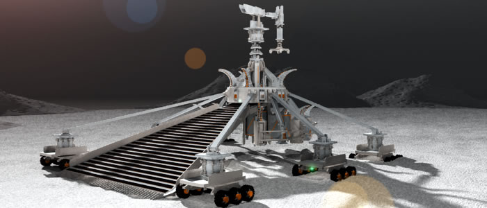 Regolith Mining Robot