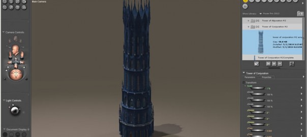 Tower of Conjuration R2 1.0a in Poser Pro 2012