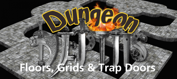 Dungeon 3D Floors, Grids & Trap Doors