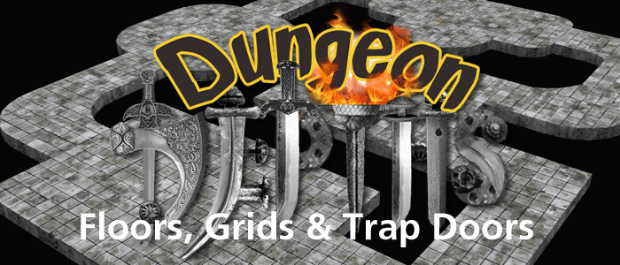 Dungeon 3D Floors, Grids & Trap Doors