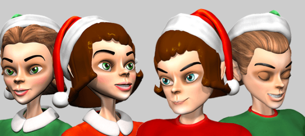 Christmas Elves for Poser & DAZ Studio 2.1