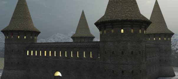 3D Medieval Ukraine Guardhouse