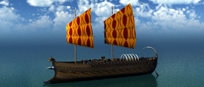 Fantasy 3D Orc Nobleman's Ship