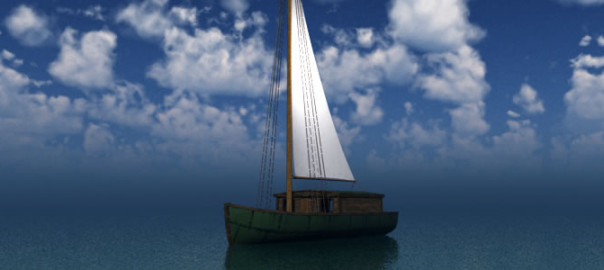 Dwarven Smaill Sail Ship