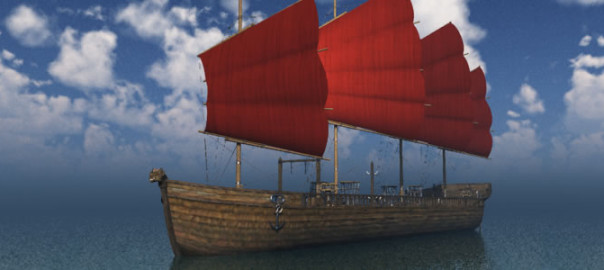 Orc Slaver's Ship 3D Model