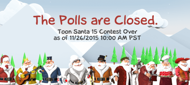 Toon Santa 15 Contest Polls are Closed.