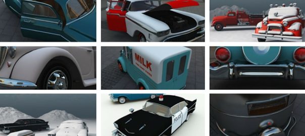 Fedoraville 3D Vehicles