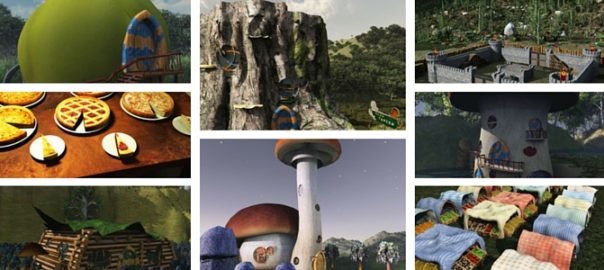 Gnome Village for Poser 3D & DAZ Studio 3D