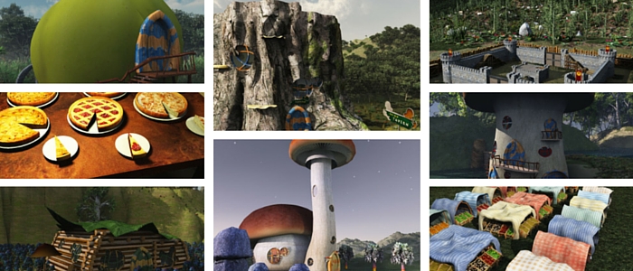 Gnome Village for Poser 3D & DAZ Studio 3D