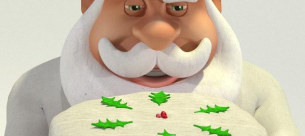 Chef Santa Face View