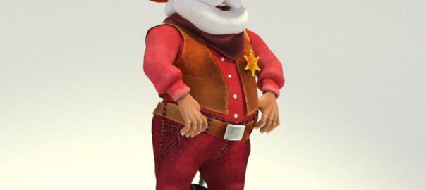 Wild West Toon Santa for Poser