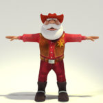 Wild West Toon Santa for Poser