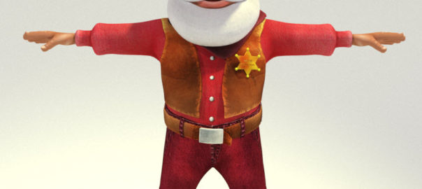 Wild West Toon Santa for Poser