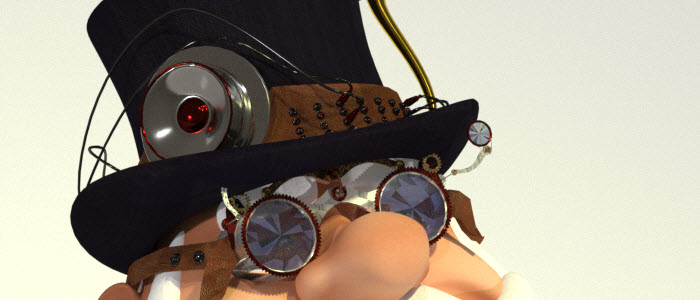 Steampunk Santa 3D for Poser & DAZ Studio